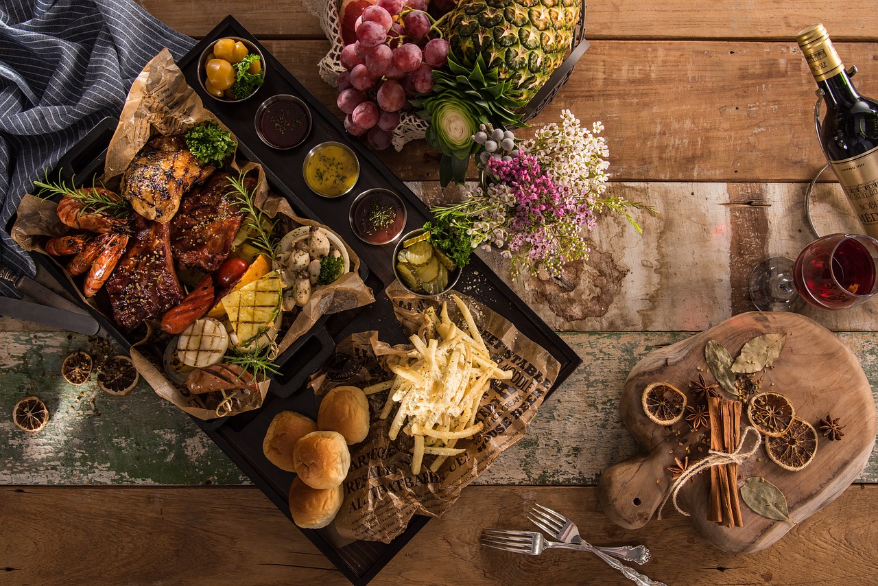 platter, food, starters